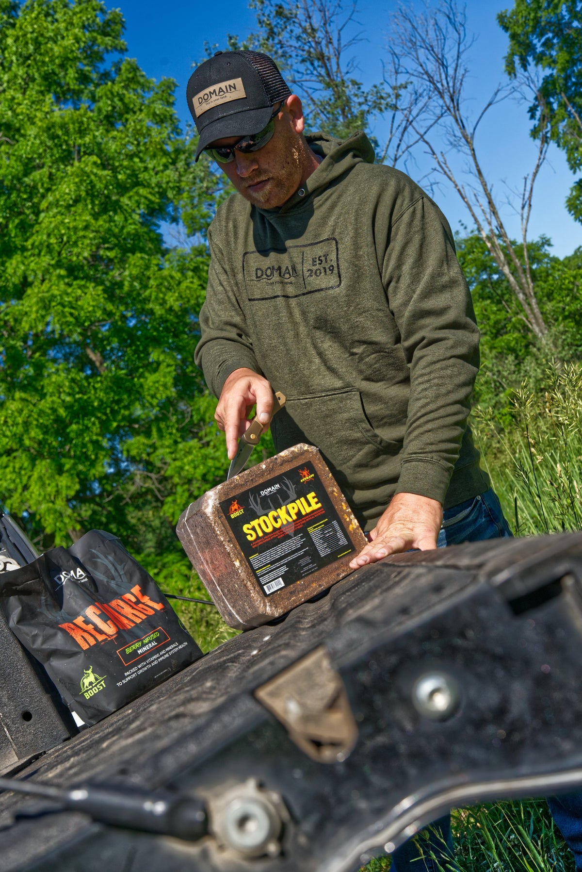 Domain Military Green Midweight Hoodie