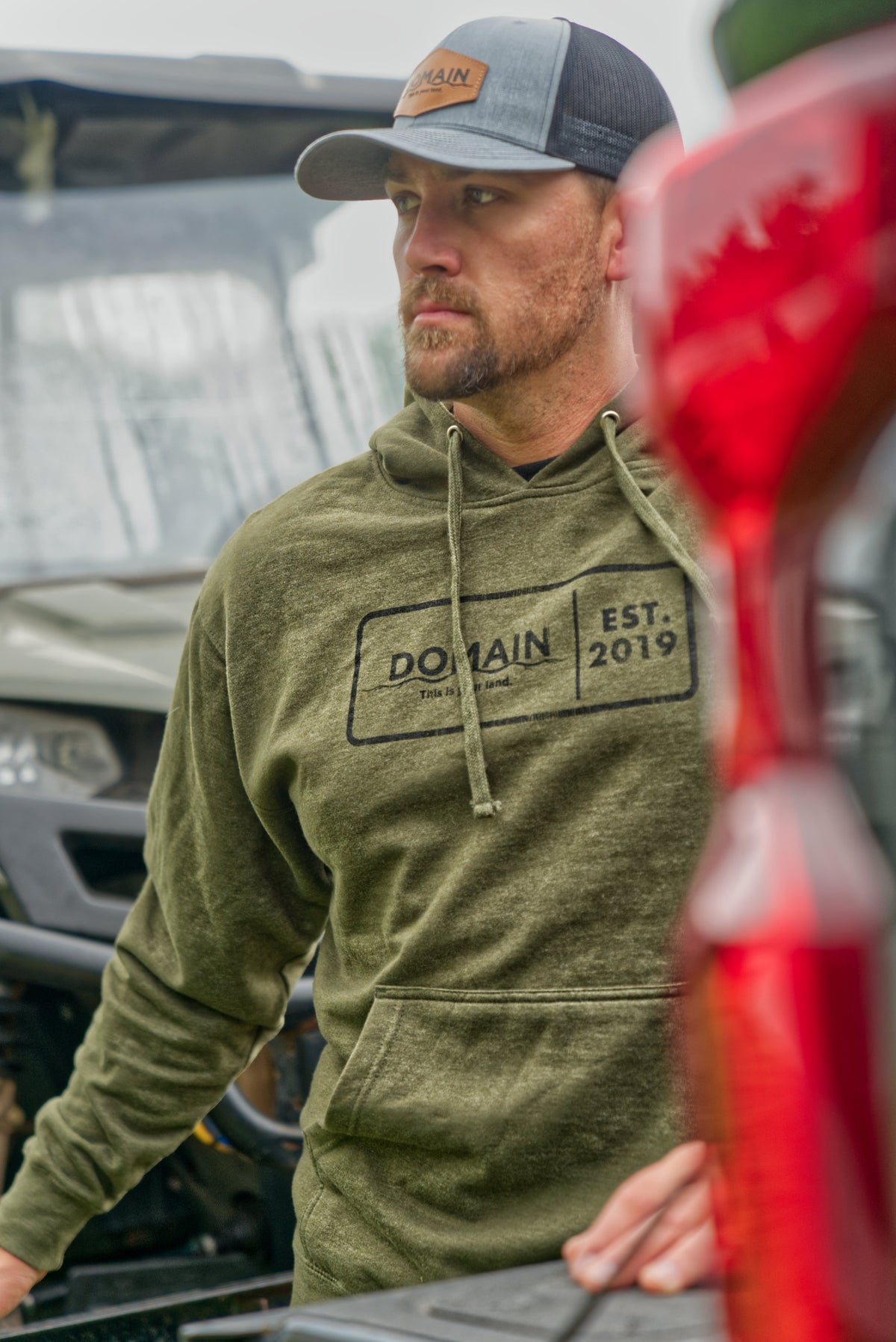 Domain Military Green Midweight Hoodie