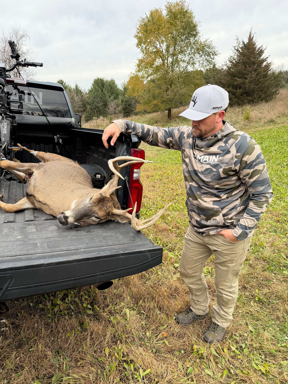 CROSSOVER HOODIE – WOODLAND CAMO