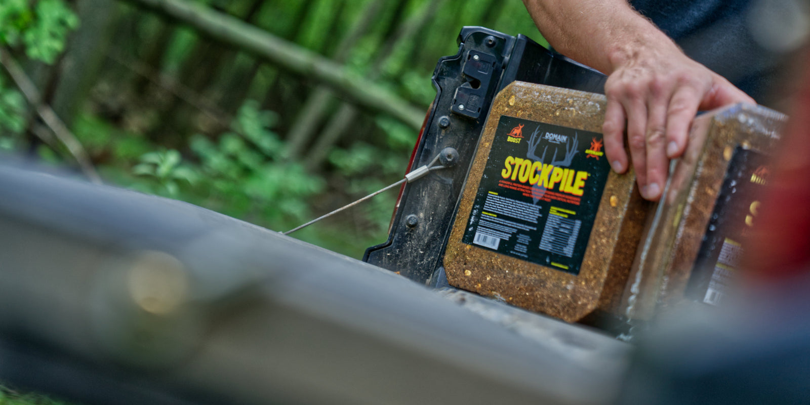 Stockpile Block on tailgate